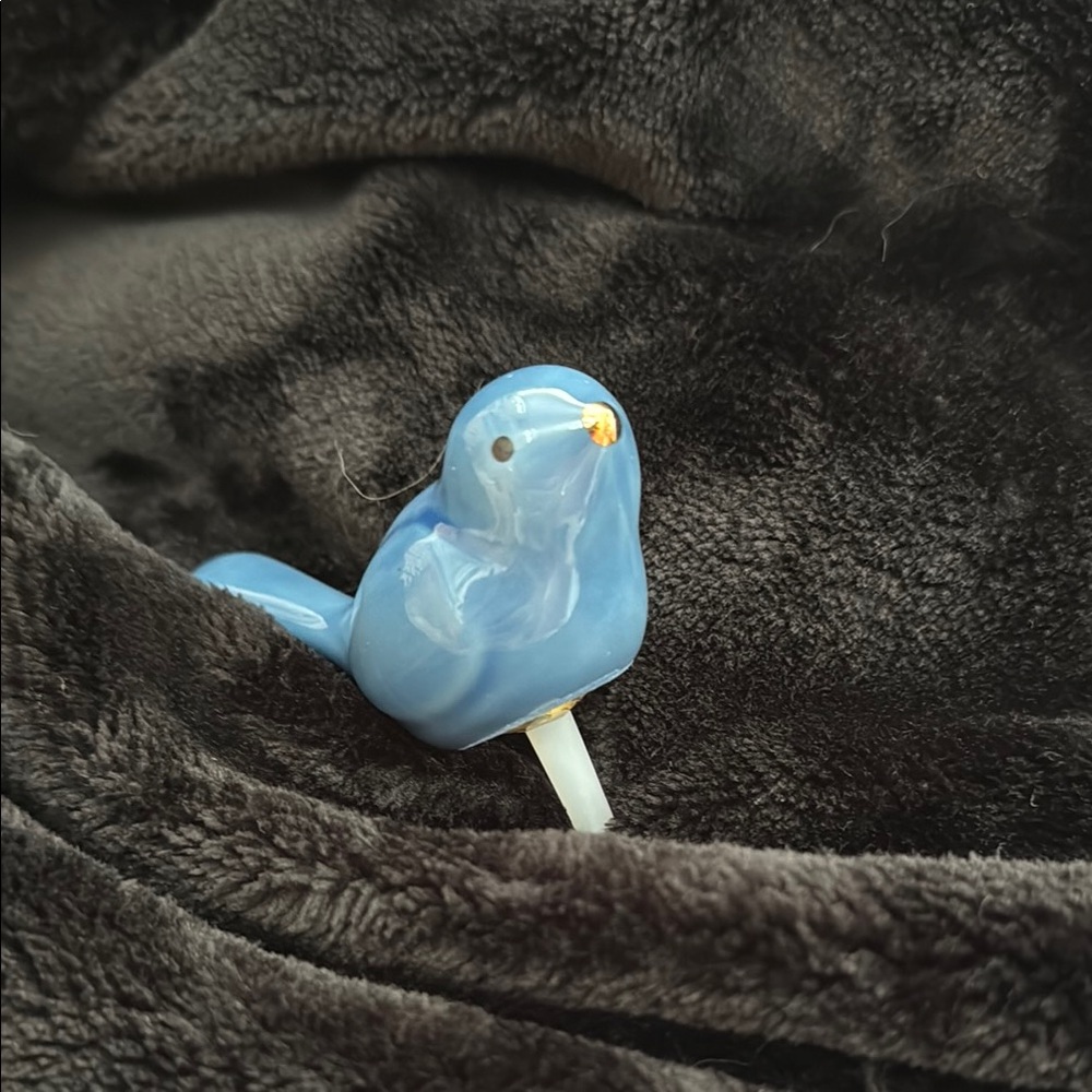 Nora Fleming: Blue Ceramic Bird Figurine